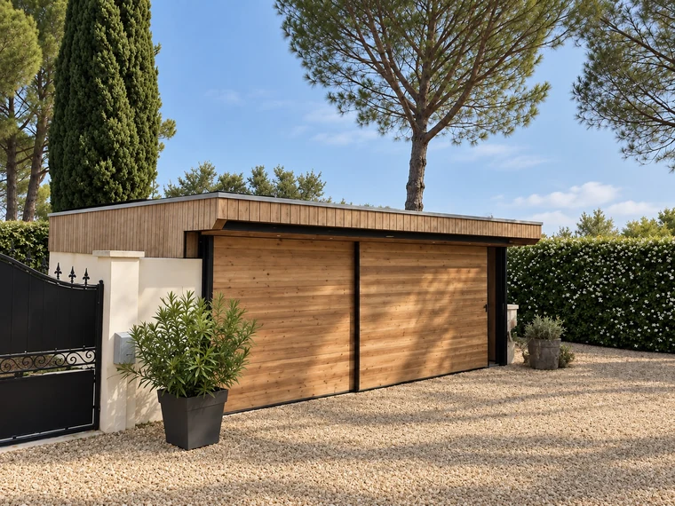 Portes de garage bois & métal
